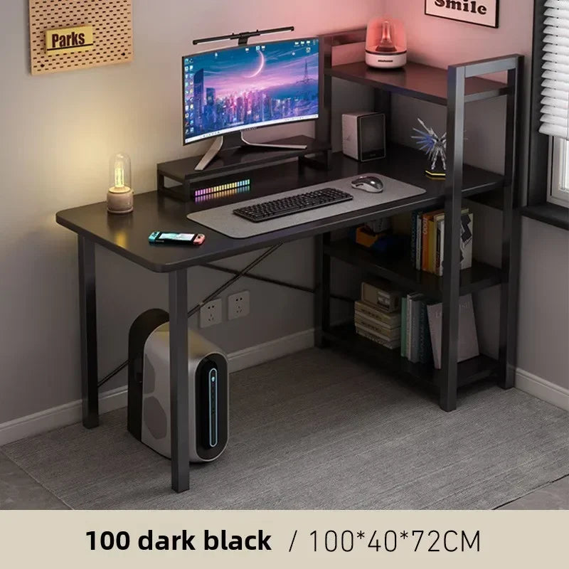 Multi-functional Gaming table Computer table Desktop desk Bookshelf table Game table Writing table Oasis Select 100cmA