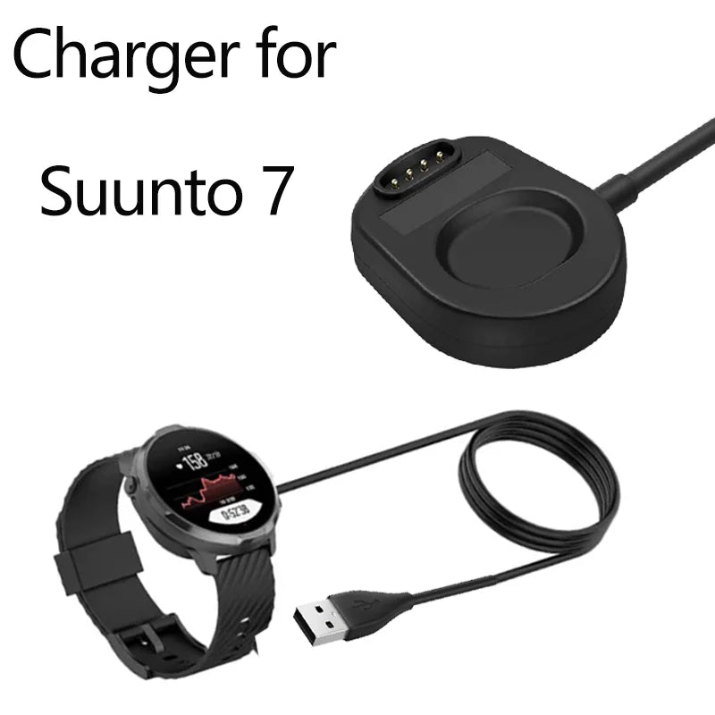 Suunto 7 GPS Smart Watch USB Magnetic Replacement Charger Cable Smart Watch Charger Oasis Select
