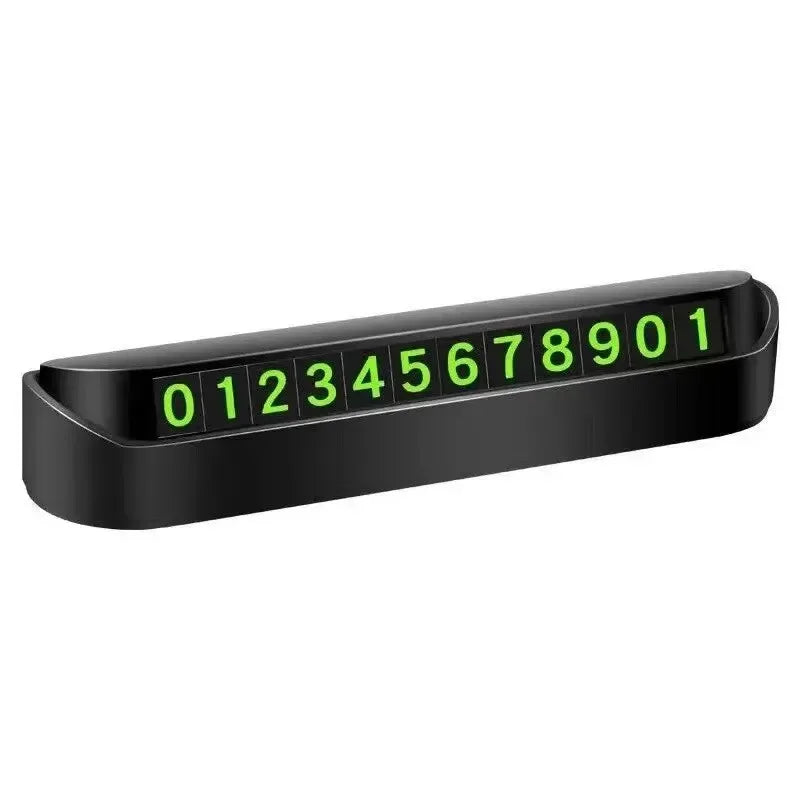 1/2/3/4pcs Portable Car Phone Number Card Temporary Parking Card Plate Telephone Number Car Park Stop Automobile Accessories Oasis Select