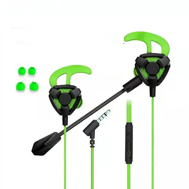 Headset Gamer Headphones Wired Earphone Gaming Earbuds With Mic For Pubg PS4 CSGO Casque Phone Tablet Laptop Universal Game Oasis Select Green
