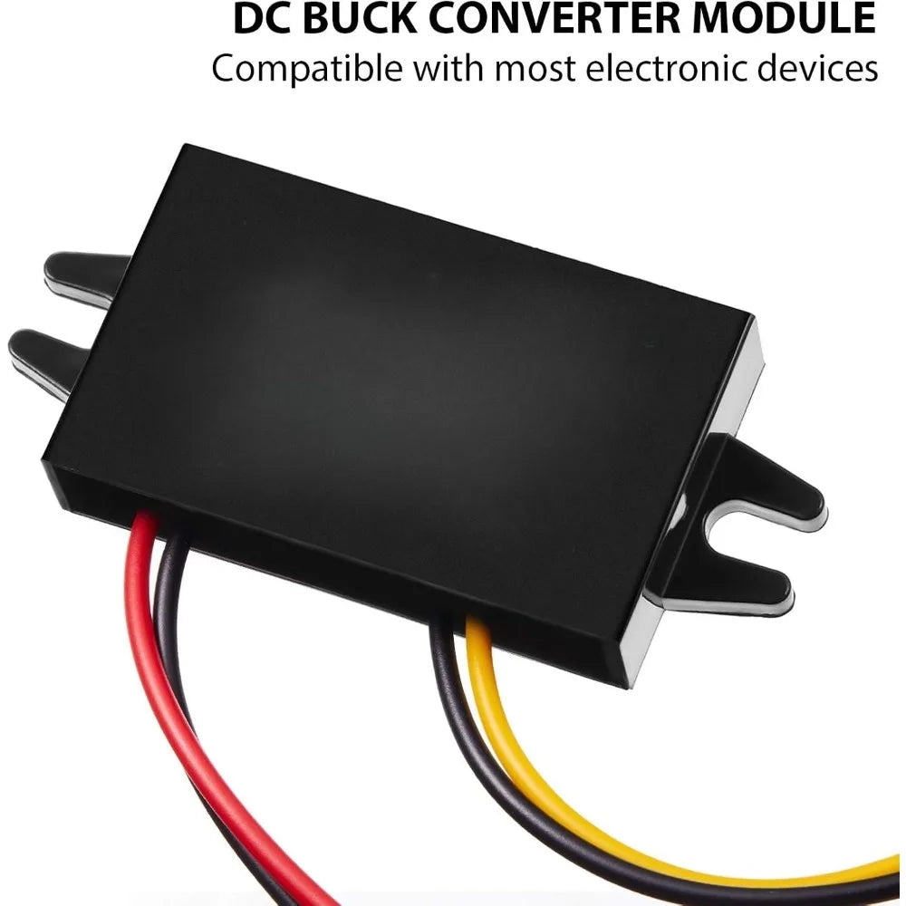 12V To 5V 3A Buck Converter Module Reduced Voltage Regulator Car Power Output Power Adapter Wire Interface For Car LED Display Oasis Select