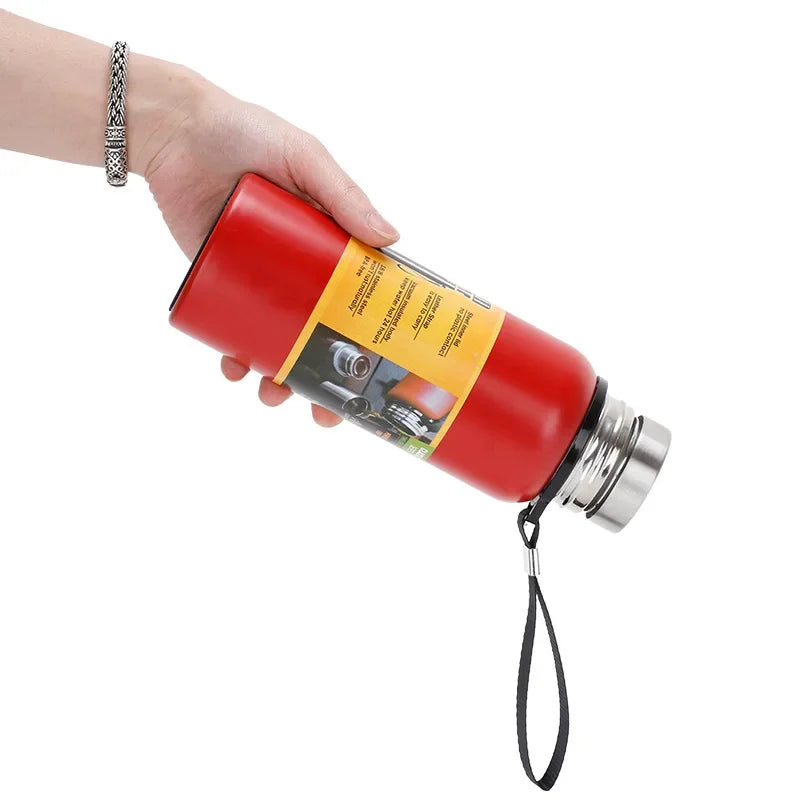 500/1000/1500ml Thermos Cup Stainless Steel Large Capacity Sports Water Bottle Vacuum Flask Portable Insulated Tumbler with Rope Oasis Select
