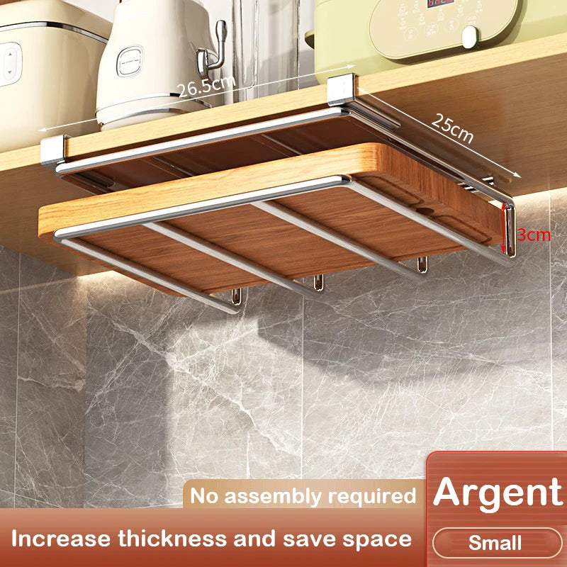 Kitchen Under Cabinet Basket Storage Shelf Cutting Board Rack Kitchen Closet Rack Under Desk Cabinet Office Bathroom Organizers Oasis Select 10