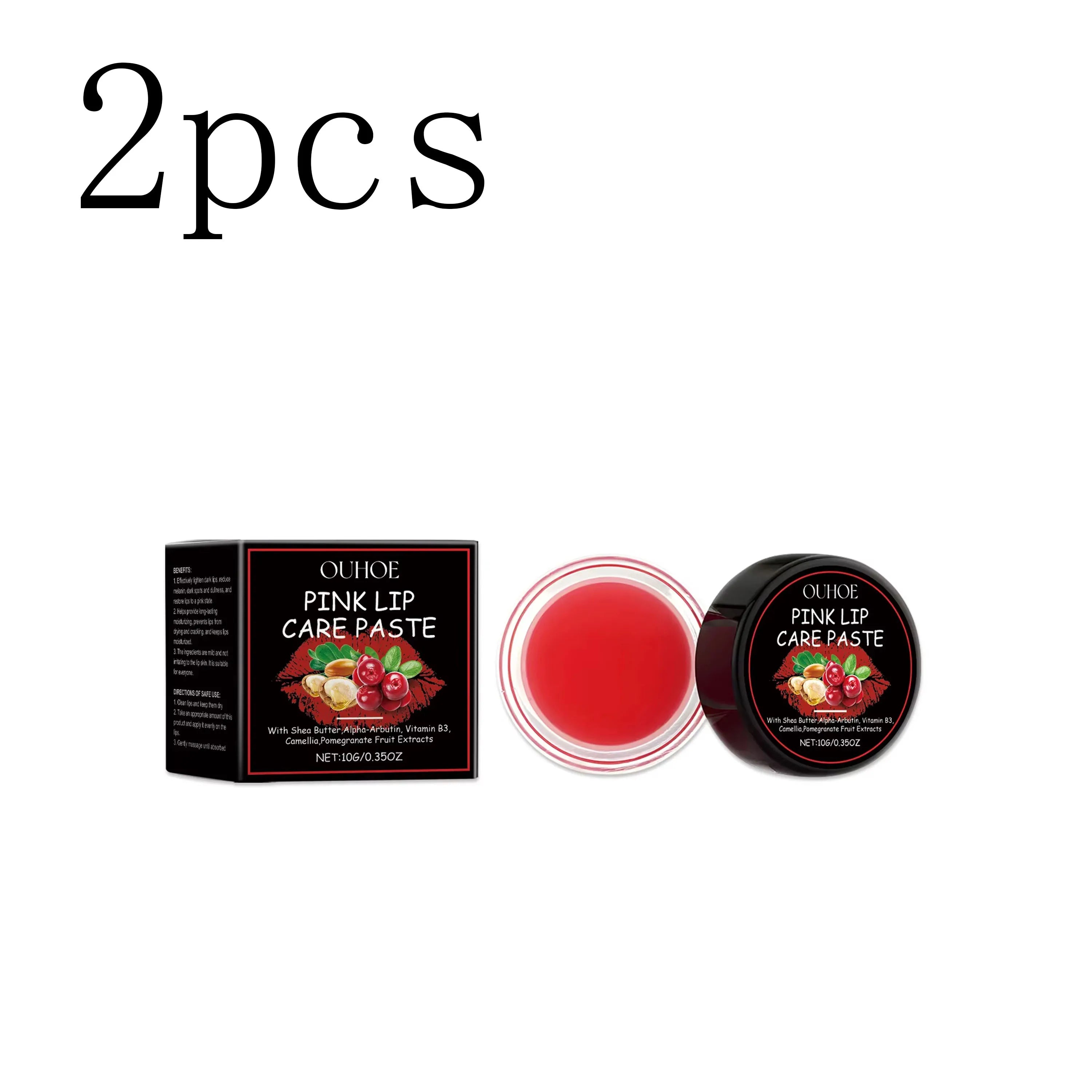 Lips Cream Exfoliator Anti Crack Nourishing Lip Plump Dark Lips Removal Lip Care to Deep Moisturizing Lip Balm Brighten Dark Oasis Select 2boxed