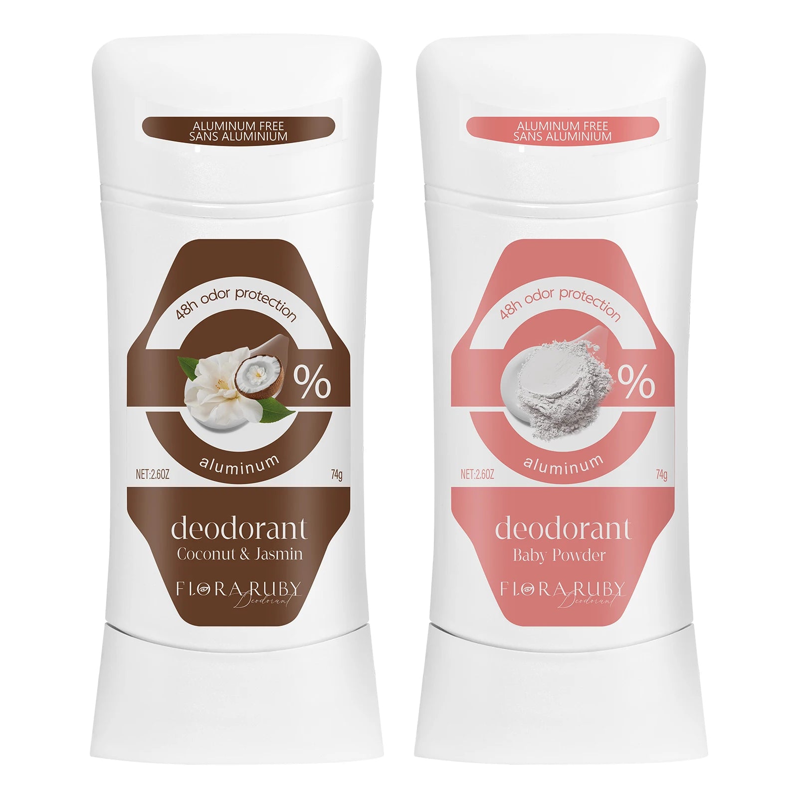 2PCS 74g Women's Refresh Fragrant Body Odur Remove Cream- Long-Lasting Deodorizing,Anti-SweatingMoisture Control for Hot Summer Oasis Select Set-4