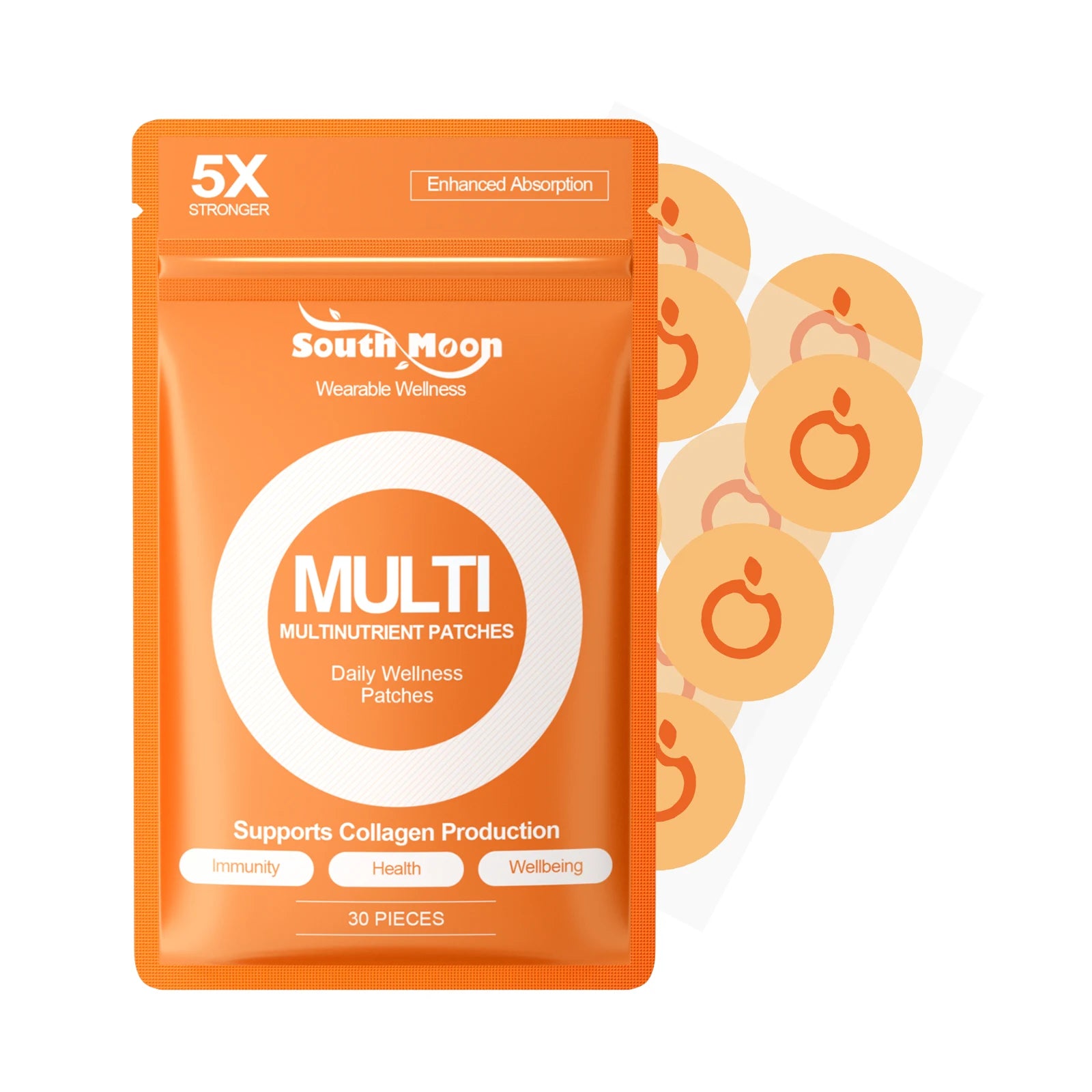 Citrus Patch Body Care Protects and Nourishes Skin Highlights Body Contours Lightweight Moisturizing Care Patches Oasis Select 30pcs