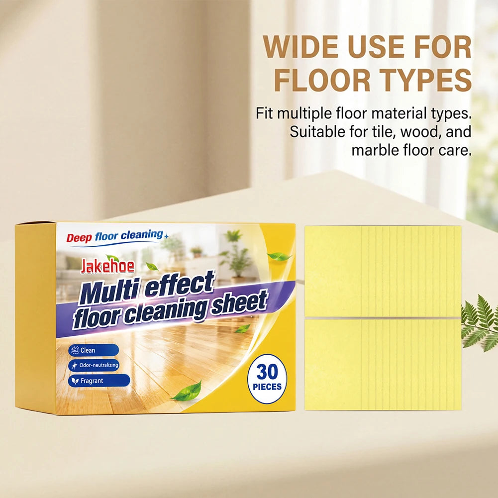 Floor Cleaning Concentrate Sheets | Multi-Surface 30pc