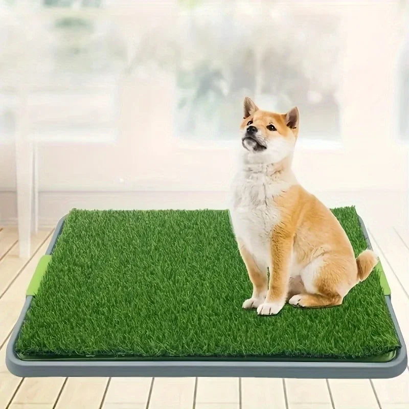 Artificial Turf Dog Potty Training Mat Reusable Grass Rug Replacement Turf Outdoor Lawn Mat Easy To Clean for Balcony Garden Oasis Select