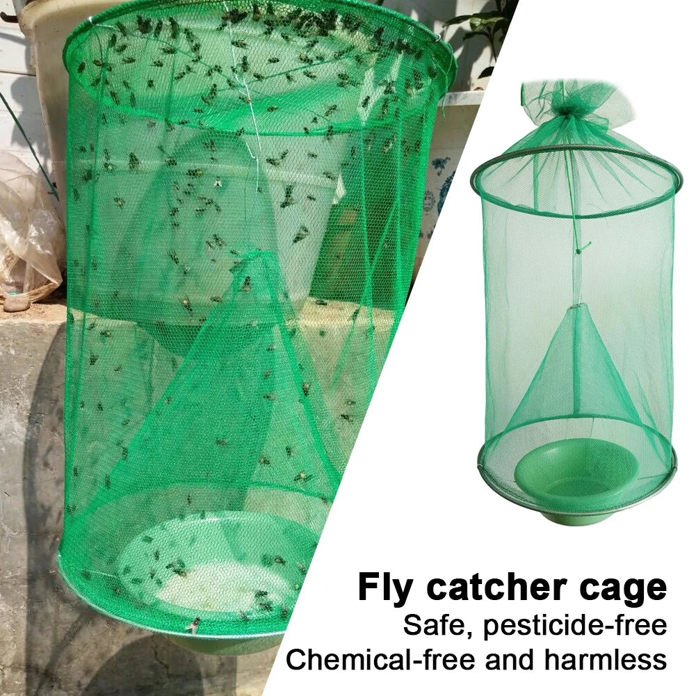 Reusable Hanging Fly Trap Cage – Chemical-Free Pest Control Insect Fly Trap Oasis Select