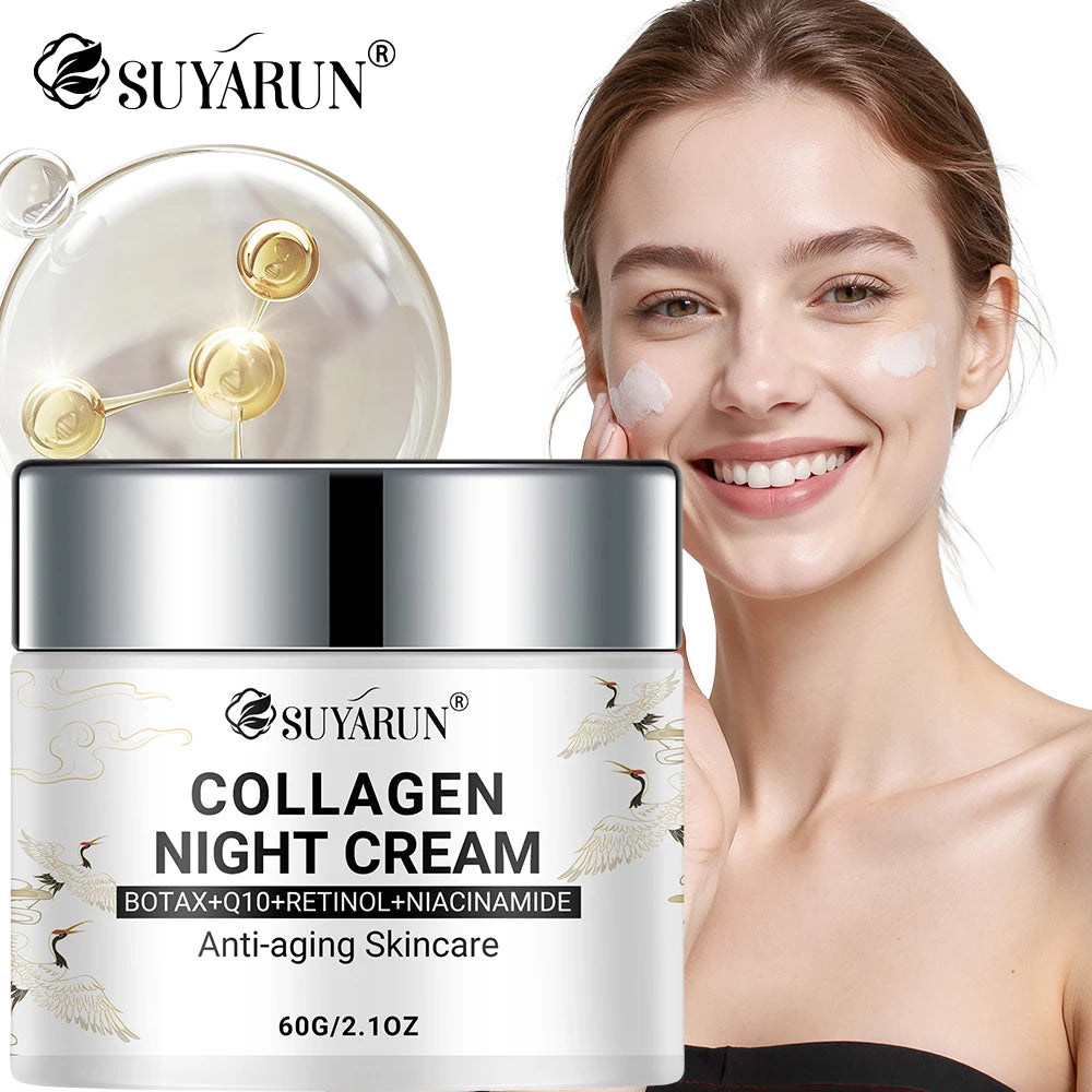SUYARUN Night Repair Cream – Collagen, Niacinamide & Ginger Night Repair Cream Oasis Select