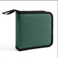 40 Disc CD DVD Carry Case Handbags DVD Organizer Wallet Storage Bags Album Box Cases DVD Booklet Holder Oxford Cloth Oasis Select green