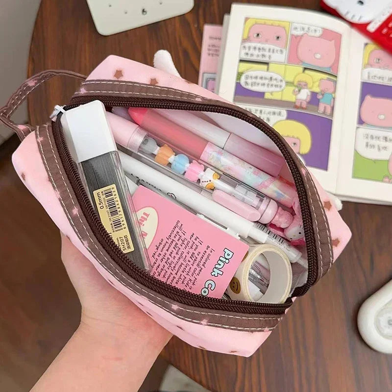 1Pcs New Cute Angel Wings Pencil Bag School Students Large Capacity Pen Case Oasis Select