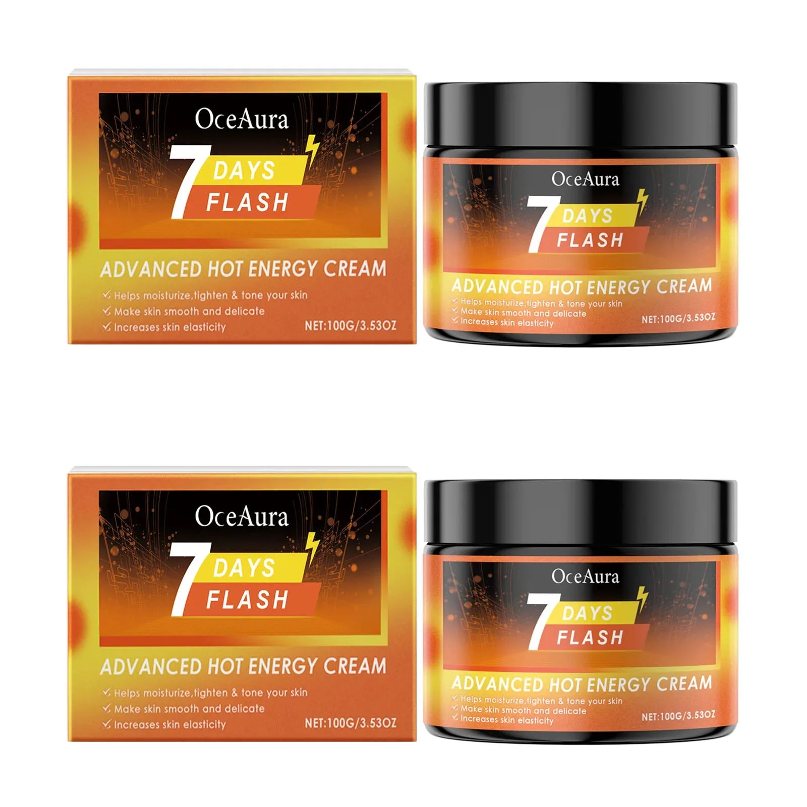 Ginger Fat Burning Cream Anti Cellulite Abdominal Leg Weight Loss Products Skin Tightening Cream For Body Slimming Cream Oasis Select 100g Boxed X 2PCS