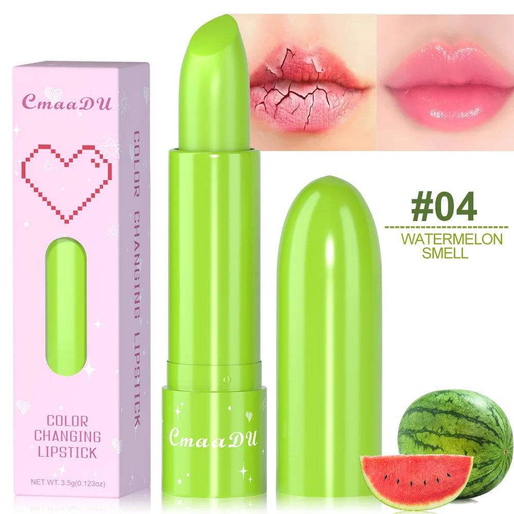 CmaaDu 6-Color Changing Lipstick – Fruit Tinted Lip Balm
