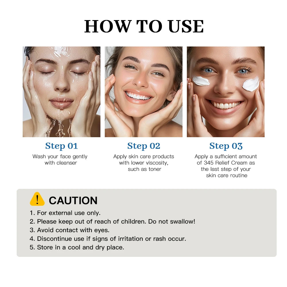 345 Soothing Cream – Daily Face Moisturizer with Niacinamide