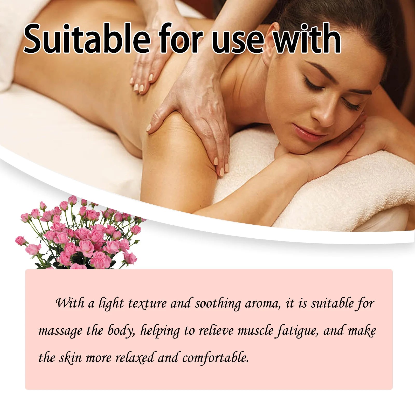 Body Massage Oil Relax Muscles Improve Dryness Relieve Smooth Deeply Moisturize Keep Tightening Romantic SPA Body Essential Oil Oasis Select