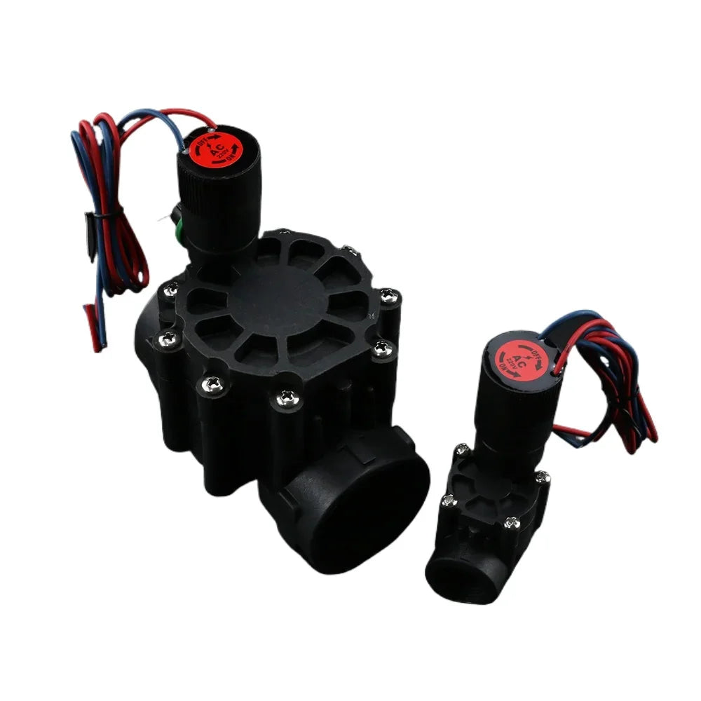DN15 DN20 DN25 Normally Closed Solenoid Valve AC220/24V DC24/12V Nylon Valve for Landscape Irrigation Farm Garden 1/2" 3/4" 1" Oasis Select