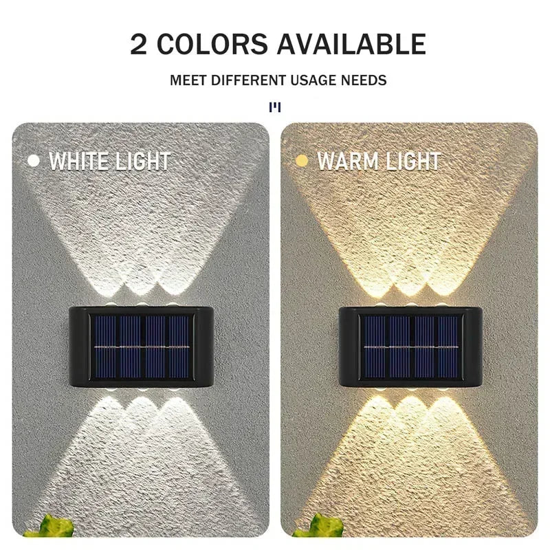 Super Bright COB Solar Wall Lamp Outdoor IP65 Waterproof Solar Powered Light Garden Garage Yard Decoration Outside Sunlights Oasis Select