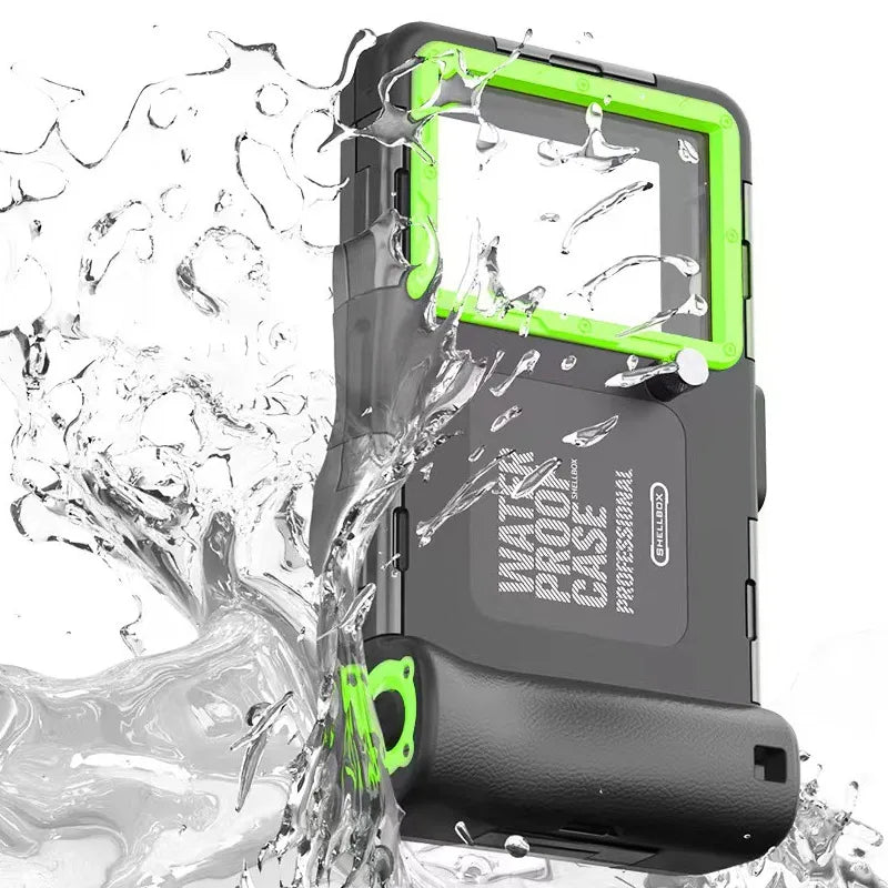 15M Professional Diving Phone Case For iPhone 16 15 14 13 12 Pro Max Underwater Taking Waterproof Cases Cover For Samsung Huawei Oasis Select F