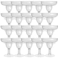 20Pcs 5oz Clear Plastic Wine Glass Recyclable - Shatterproof Wine Goblet - Disposable & Reusable Cups for Champagne Dessert Oasis Select 20Pcs 5oz