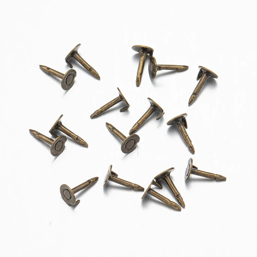 200Pcs Butterfly Clutch with Blank Pins Backs Tie Tacks Replacement for DIY Craft& Badge Jewelry Making -Locking Pin Backs Oasis Select Antique Bronze Pin 200 Pieces
