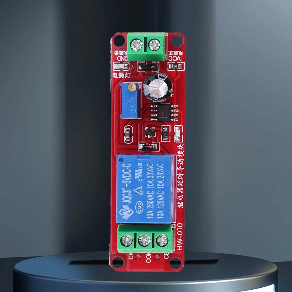 NE555 Delay Timer Relay Module 5V/12V – 0–10S Adjustable Switch Timer Relay Module Oasis Select