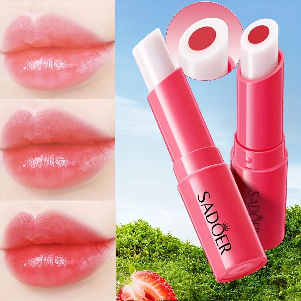 Strawberry-Filled Temperature-Changing Moisturizing Lip Balm 2.5g Oasis Select
