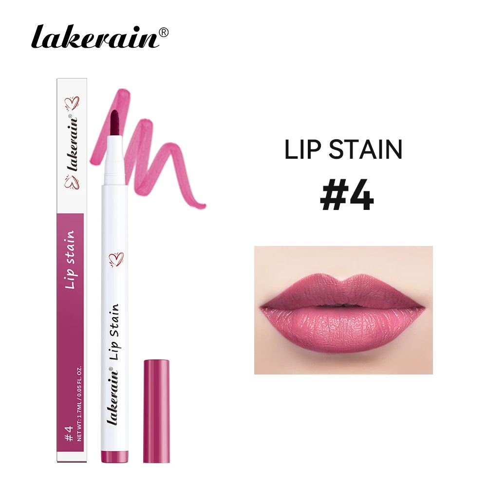 6Colors Lip Stain Pencil Liquid Lip Liner Waterproof Plumping Lip Tint Natural Matte Nude Brown Long Lasting Beauty Makeup Pen Oasis Select 04
