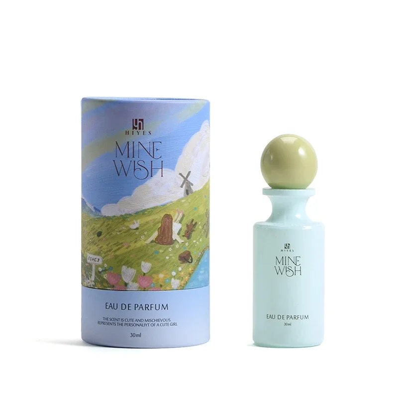 Brand Luxury Floral Fruity Perfume Fresh Natural Rose Jasmine Vanilla Eau De Parfum Lasting Alluring Women Fragrance Oasis Select MINE WISH 30ML