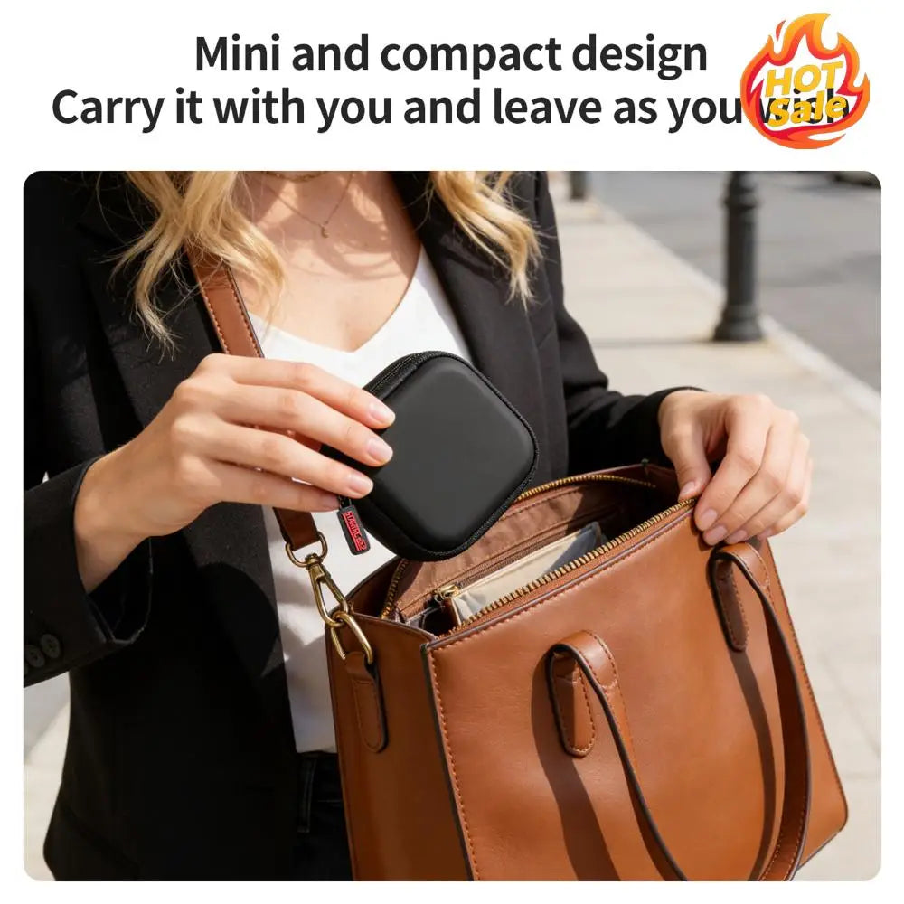 Portable Storage Bag for Insta360 Link 2/2C/2 PRO Webcam Accessories with Organizer for Magnetic Mount Cable Adapter Oasis Select