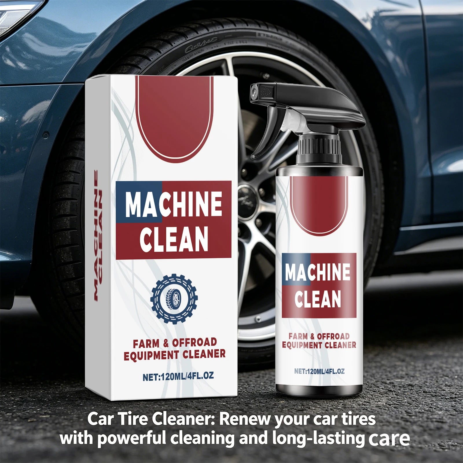 Car Tire Cleaner Reduce Stains Remove Surface Dirt Cleaning and Maintenance of Car Tires Restores Shine Long Lasting Tire Care Oasis Select