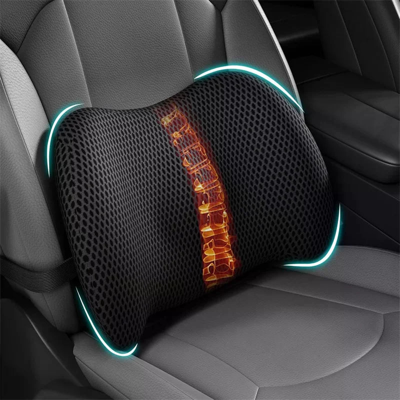 Lumbar Support Pillow For Office Chair, Car Lower Back Pain Relief, Memory Foam Oasis Select