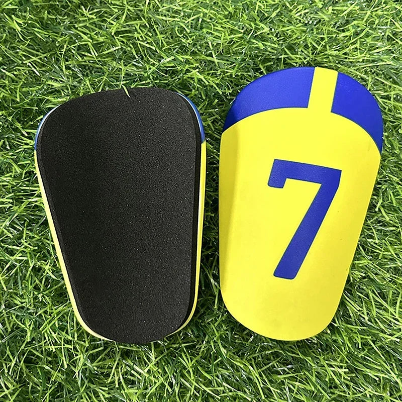 1Pair Mini Football Shin Pad Leg Protector Wear-resistant Shock Absorbing Leg Protector Soccer Training Shank Board Oasis Select