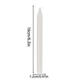 Survival Candles 10X Natural Wax Unscented Candle Red/White Survival Supplies Short Taper Candles for Wedding Blessing Home Oasis Select White
