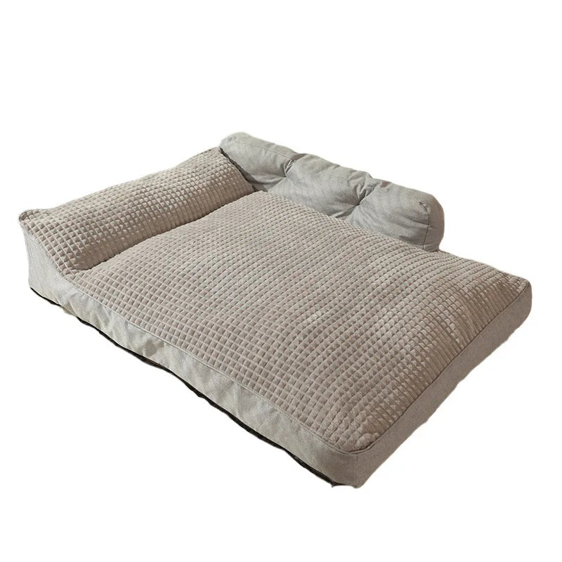 All-Season Large Dog Bed Washable Pet Mat Removable Cover Dog Sleeping Pad Winter Warm Dog Cushion for Big Dogs' Rest Oasis Select