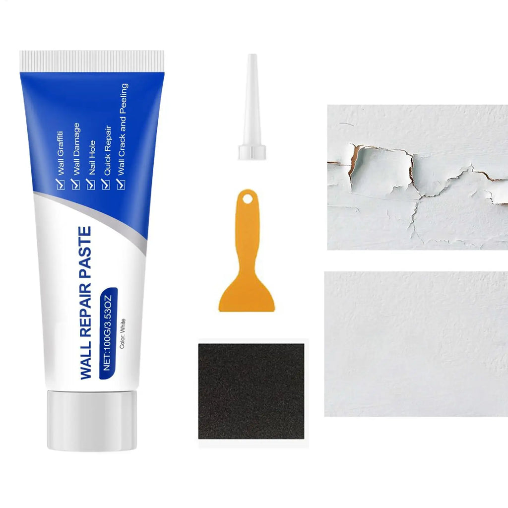 Drywall Repair Kit Putty Filler Paste Wall Hole Repair Kit for Ceiling Door Fixing Mending Home Dormitory Wall DIY Home Repair Oasis Select