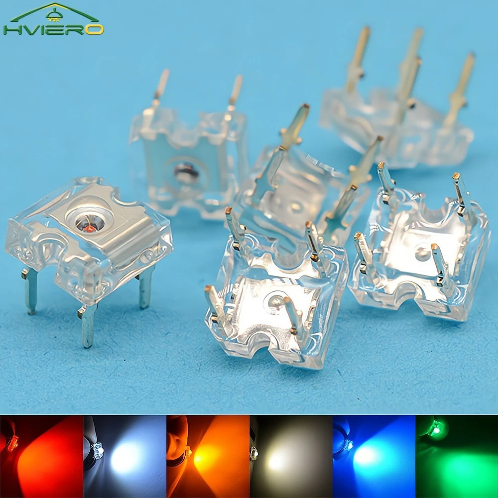 3mm Piranha Super Flux LED Diodes 10/20PCS – Multi-Color DIY