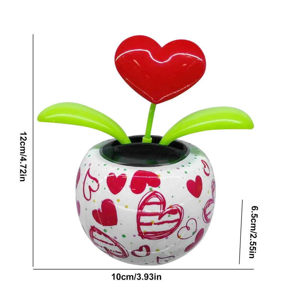 Solar Powered Sunflower Ornaments Dancing Flowers Car Dashboard Solar Automatic Swing Solar Flower Car interior accessories Oasis Select Multicolor 02