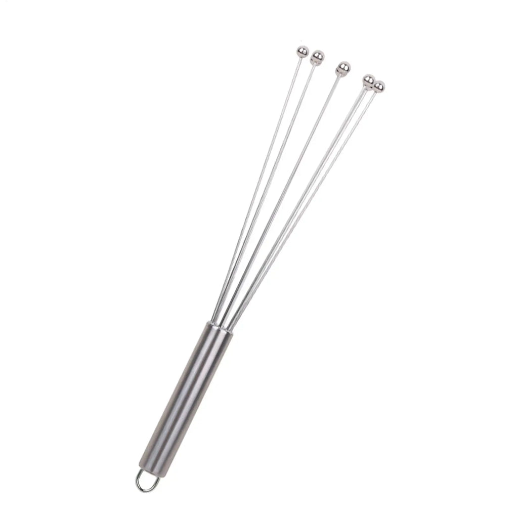 Kitchen Egg Beater Stainless Steel Ball Mixer Manual Metal Egg Beater for Cooking Mixing Egg Stirring Kitchen Baking Tool Oasis Select