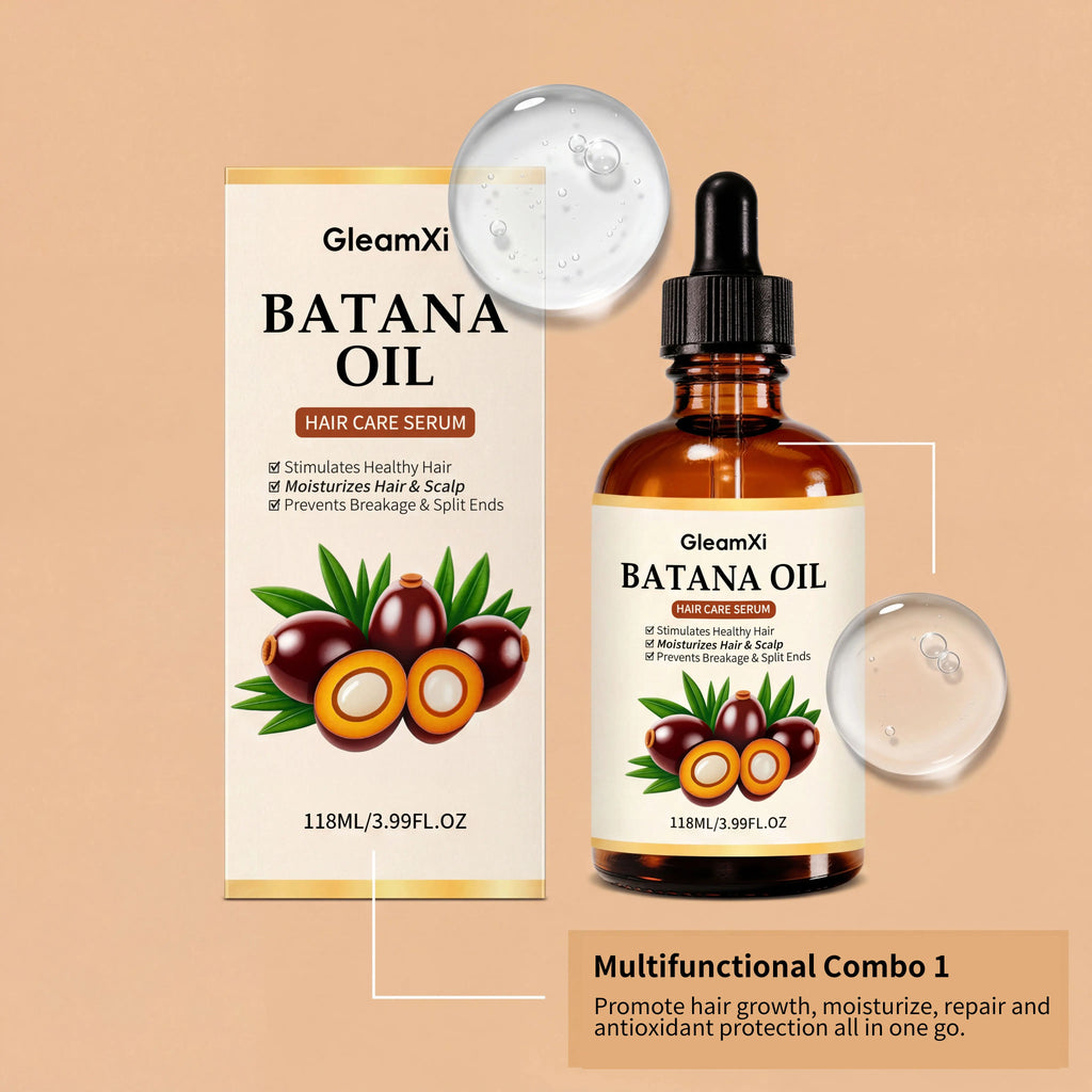 Gleamxi Batana Hair Growth Oil – Repair, Nourish & Reduce Loss Hair Growth Oil Oasis Select