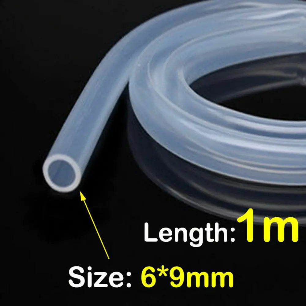 Food Grade Translucent Silicone Tube Soft Rubber Clear Hose Pipe Flexible Lightness Beverage Beer Milk Water Purifiers Hose Oasis Select 6X9mm