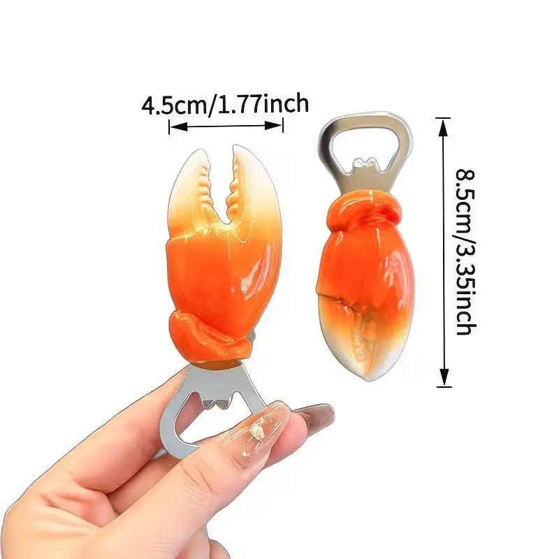 Creative And Unique Crab Claw Bottle Opener, Magnetic Refrigerator Magnet, Beer And Beverage Bottle Opener, For Home Use Oasis Select