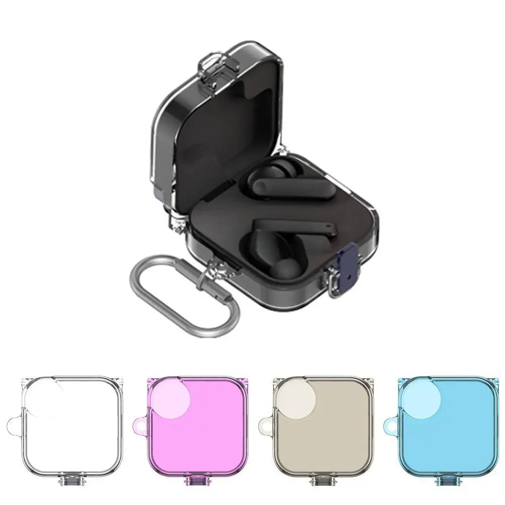 Transparent TPU Case for CMF Buds Pro 2 with Lock & Hook