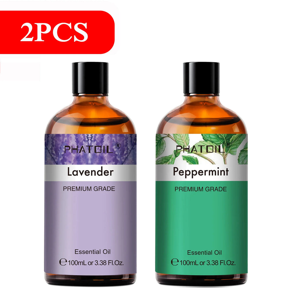 PHATOIL 100ml Pure Essential Oil for Diffuser & Aromatherapy
