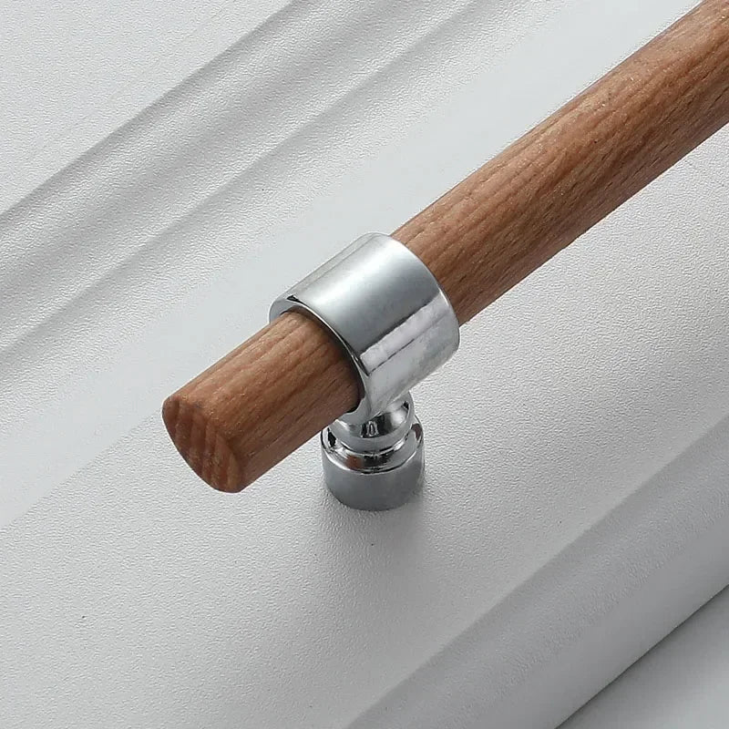 Wood Handles for Furniture Bronze in Cabinet Pulls and Modern Black Kitchen Doors Drawer Kids Gold Adjustable Knobs 128mm 160mm Oasis Select B Bright Silk1 128mm