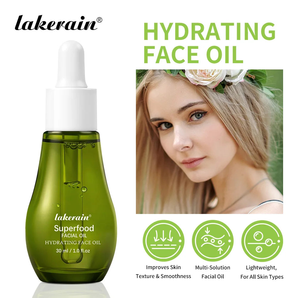 Hydrating Facial Oil Smoothes Lightweight Skin Care Improves Skin Texture Nourishing Serum Non-Greasy Essence For All Skin Types Oasis Select