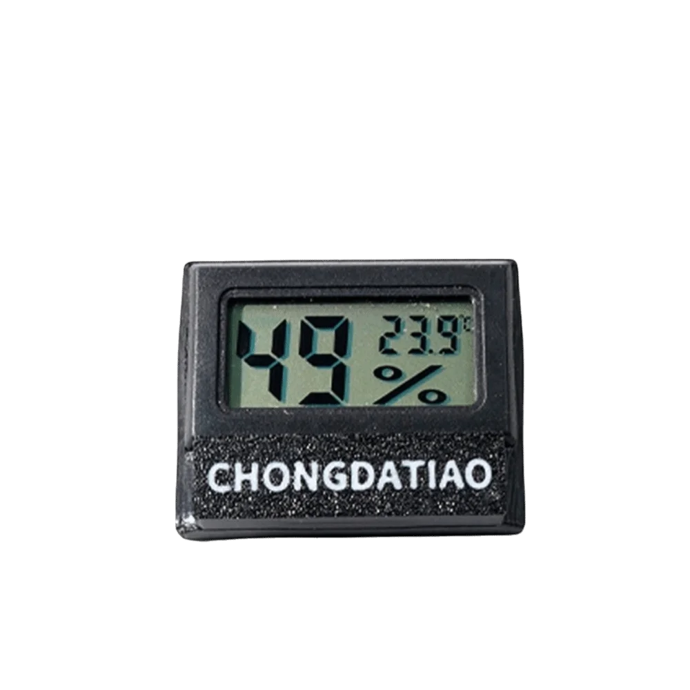 Reptile Thermometer & Hygrometer – LCD Magnetic Mini Meter