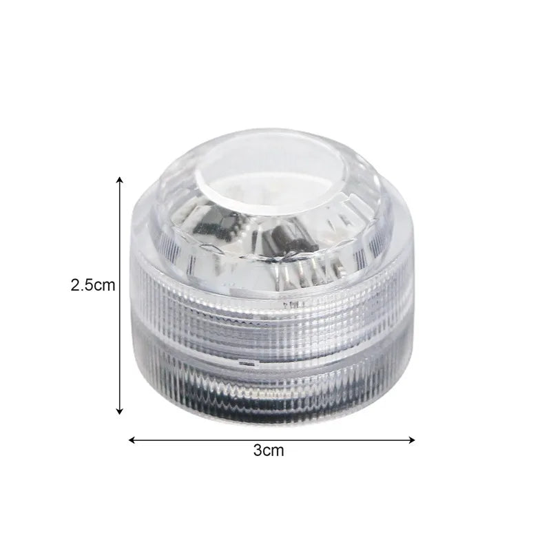 Underwater Light LED Small Knob Light, Seven-color Synchronous Waterproof Remote Control Color Light, Candle Light, Diving Light Oasis Select