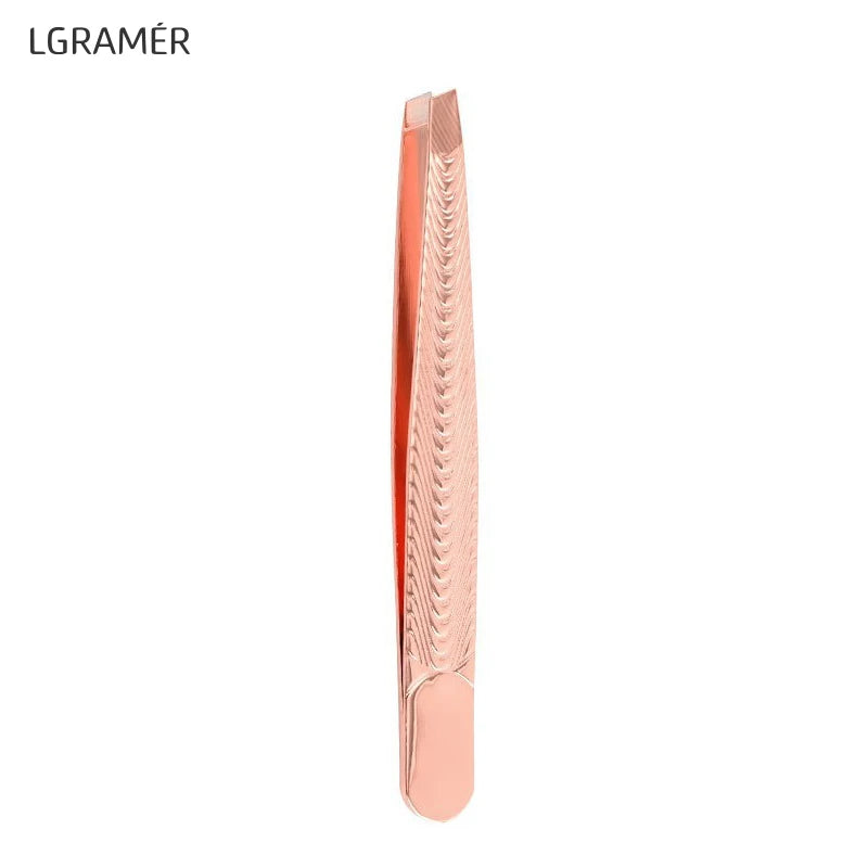 Stainless Steel Eyebrow Tweezers – Precision Hair Removal Tool