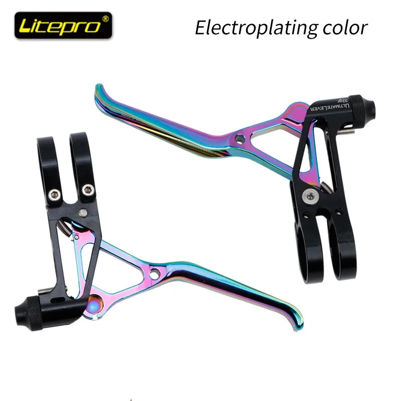 Litepro brake lever road bike small wheel V brake lever 64g LPCNC handbrake lightweight color version Oasis Select